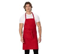 Colour by Chef Works B196 Tablier réglable Rouge