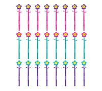 Colourbook Molly Pen Daisy Lot de 24 stylos à encre gel en silicone souple et flexible, motif marguerite colorée, paquet de réserve pour l'école, les anniversaires, les bonbonnières et les cadeaux