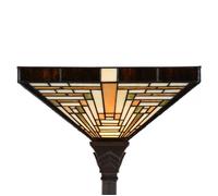 Coloured By Art - Tiffany Lampe - Tiffany Lampadaire Rising Sun Uplighter