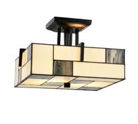 Coloured By Art - Tiffany Lampe - Tiffany Plafonnier Mondriaan