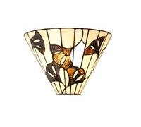 Coloured by Art - Tiffany style Applique Murale Ginkgo Leaf - Art Déco