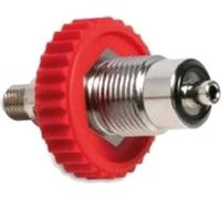 Coltri Raccord Din300 Avec Goupille De Sécurité Pour Tuyau De Remplissage Rouge,Argent Rouge,Argent One Size