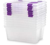COM-FORT HOUSE Boîtes de rangement 20 L Pack 6