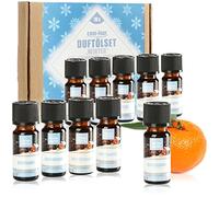 COM-FOUR® 10x huiles parfumées dans un ensemble - parfum d'ambiance ambiance hivernale - huile parfumée pour diffuseurs d'arômes, désodorisants, humidificateurs d'air