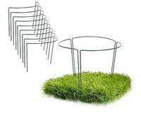 com-four® 12x Porte-Fleurs, Porte-vivaces pour Fleurs (Hauteur : 35 cm) - Support de Roses, Porte-Plantes comme Support de Fleurs pour vrilles, vivaces, Rond de vivaces