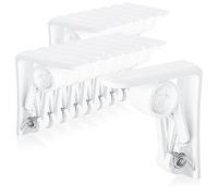 com-four® 16x Pinces à Nappe - Support de Nappe pour l'intérieur et l'extérieur - Protection Contre Le Vent pour nappes - Supports de Vent en Plastique - Pince de Table - Fermoir