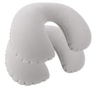 com-four® 2X Coussins de Voyage Gonflables | Coussins ergonomiques pour la nuque, idéals en avion, voiture et train, confortables et faciles à gonfler