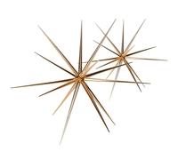 com-four® 2X Étoile de Noël à Suspendre, Petite et Grande étoile | étoile pour la décoration du réveillon du Nouvel An - d'un mariage - d'une fête