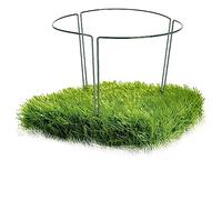 COM-FOUR® 3X Porte-Fleurs, Support de vivaces pour Fleurs (Hauteur : 35 cm) - Support de rosiers, Support de Plantes pour vignes, vivaces, Anneau de vivaces Rond pour Jardin, Balcon, terrasse