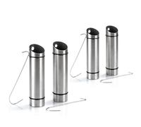 com-four® 4x Humidificateurs en acier inoxydable - Évaporateurs pour radiateur à suspendre - Réservoirs d’eau avec crochet en S pour un climat intérieur agréable
