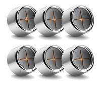 com-four® 6x porte-torchons, autocollants ou à percer, pinces à serviettes | installation facile avec une tenue solide - porte-serviettes pour torchons