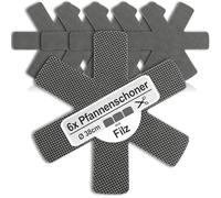 COM-FOUR® 6X protège-casseroles Ø 38 cm en Feutre, Résistants à la Chaleur | protègent des rayures - Tapis de protection pour casseroles et bols également
