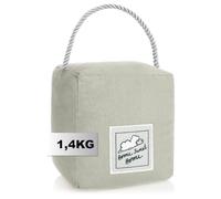 COM-FOUR® Arrêt de porte avec poignée, arrêt de porte lourd, accessoire fonctionnel pour la maison, arrêt pour fenêtres et portes, idéal contre les courants d'air