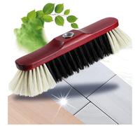COM-FOUR® Balai de Chambre sans Manche avec Filetage - Balai Maison avec mélange de CRIN de Cheval - Balai en CRIN de Cheval en Bois de hêtre - env.30 cm