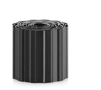 com-four® Bordure de pelouse en Plastique - Bordure de lit pour pelouse, Plate-Bande ou Bordure de Coupe - Longueur à Personnaliser
