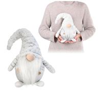 com-four® Nain de Noël Premium en XXL, Décoration de Noël | Figurine hivernale comme support décoratif - Lutin mignon comme décoration de chambre - Nain avec chapeau pointu