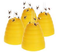 COM-FOUR® Piège à Insectes 4X avec Couvercle Amovible - Piège Vivant respectueux de la Nature à Suspendre - Protection Contre Les Insectes respectueuse des Animaux