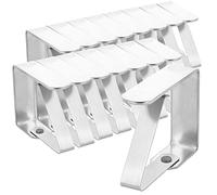 com-four® Pince à Nappe 16x Premium - Pinces à Table en Acier Inoxydable - Pince à Nappe antirouille pour l'intérieur et l'extérieur