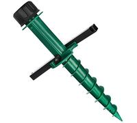 com-four® Porte-Parasol à Visser, Manchon de Sol pour Le Jardin | base pour parasols - piquet de terre - porte-parapluie en plastique léger