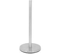 COM-FOUR® Porte-Rouleau de Cuisine Debout - Porte-Rouleau de Papier pour la Cuisine - Porte-Rouleau Debout en Acier Inoxydable - sans perçage - 34 cm (1 pièce - Acier Inoxydable - Couleur Argent)