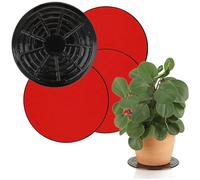 com-four® sous-Verres 4X avec Feutre, Patins en Feutre pour vases, Pots de Fleurs, Bols et bacs - protège Contre Les Rayures, l'humidité sur Le parquet, Le stratifié, Les Carreaux