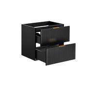 Comad Adel Black armoire 60x46x57 cm sous-lavabo suspendu noir ADEL BLACK 82-60-B-2S