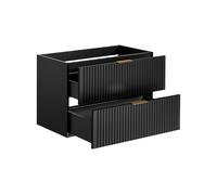 Comad Adel Black armoire 80x46x57 cm sous-lavabo suspendu noir ADEL BLACK 82-80-B-2S