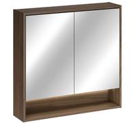 Comad Viola armoire 80x19x77 cm avec miroir noyer VILLA UN 84-80-2D