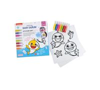 Comansi Sticker Art Baby Shark : Créez Vos Propres Stickers 3D (1)