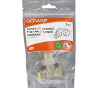 COMAP Corps de robinet thermostatique équerre 1/2" (15x21) pour chauffage et radiateur - S631151, Sans