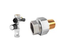 COMAP Groupe de sécurité 889 siège Inox droit pour chauffe eau, cumulus - 20x27 ou 3/4" - R110007001 & SOMATHERM FOR YOU - Raccord isolant diélectrique F20/27(3/4'') - M20/27 (3/4'')