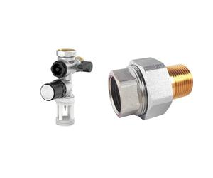 COMAP Groupe de sécurité 889 siège Inox droit pour chauffe eau, cumulus - 20x27 ou 3/4" - R110007001 & SOMATHERM FOR YOU - Raccord isolant diélectrique F20/27(3/4'') - M20/27 (3/4'')