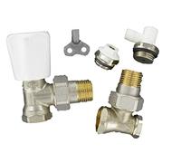 COMAP - Kit complet robinet manuel - modèle équerre 1/2'' (15x21) et accessoires