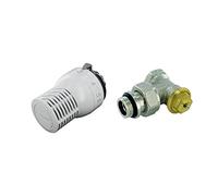 COMAP Kit thermostatique SENSITY équerre 1/2JT - Inclus tête thermostatique Sensity M30 + corps thermostatique Kv réglable - RK858424