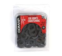 COMAP Lot de 100 joints caoutchouc d'étanchéité pour eau chaude et eau froide sanitaire - 12x17 - Joints pour raccord - S279141