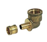 COMAP Raccord PER à glissement - Coude - Diamètre ⌀12x1,1 mm - Femelle 3/8" (12x17) - Pexy pour Tubes PER - 4334