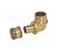 COMAP Raccord PER à glissement - Coude - Diamètre ⌀12x1,1 mm - Mâle 3/8" (12x17) - Pexy pour Tubes PER - 4340