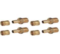 COMAP Raccord PER à glissement - Droit - Diamètre ⌀16x1,5 mm - Mâle fixe 1/2" (15x21) - Pexy pour Tubes PER - 4272 (Lot de 4)
