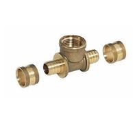 COMAP Raccord PER à glissement - Té égal - Diamètre ⌀20x1,9 mm - Pexy pour Tubes PER - 4298