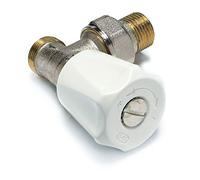 COMAP Robinet manuel équerre à simple réglage à visser pour radiateur - Mâle 1/2" (15x21) - EuroSAR - 418E - 418704