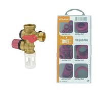 Comap S600999 Groupe DE SECURITE, sans & Coffret de 100 Joints fibre pour eau chaude/froide