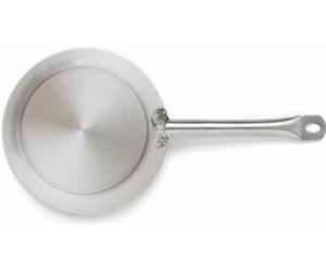 Comas poêle à frire Fuji induction, poêle avec fond sandwich, acier inoxydable, argent, 36 cm, 8519