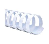 CombBind - 19 mm - 21 anneaux - A4 (210 x 297 mm) - 165 feuilles - blanc - 100 unités peigne de reliure en plastique - pour GBC CombBind C110, C210,