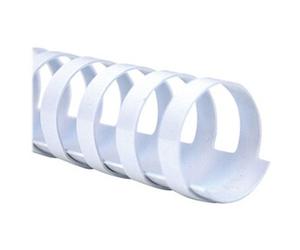 CombBind - 19 mm - 21 anneaux - A4 (210 x 297 mm) - 165 feuilles - blanc - 100 unités peigne de reliure en plastique - pour GBC CombBind C110, C210,