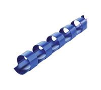 GBC | Lot de 100 Peignes Plastique CombBind A4 | 21 Anneaux | 6 mm |Reliure Modifiable | Ouverture à Plat | Jusqu’à 20 Feuilles |Pour Rapports, Présentations, Devoirs| Bleu| 4028233