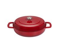 Combekk Sauteuse Combekk Enameled en fonte émaillée Ø28 cm Cherry-silver knob