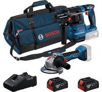 Set combiné 2 outils 18V - BOSCH PROFESSIONAL - 0615V0003C - GBH 18V-22 SDS-plus - GWS 18V-7 125 mm - 2×5,0Ah