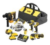 Combi set - 6 pièces starter set 12V - DEWALT - avec 1 batterie 5.0Ah + 2x 2.0Ah - chargeur - sac de transport - DCK611P1D2-QW