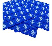 CombiCraft 1000 jetons événementiels séparables en Bleu fabriqué en Plastique recy estiné comme jetons de Festival, jetons de Consigne ou comme jetons de buvette