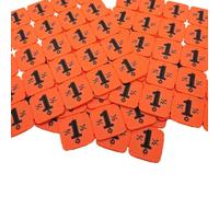CombiCraft 1000 jetons événementiels séparables en Orange fabriqué en Plastique recy estiné comme jetons de Festival, jetons de Consigne ou comme jetons de buvette